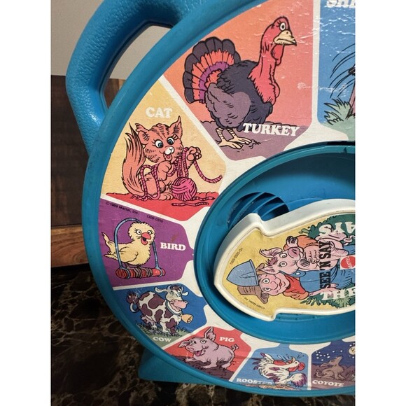 Vintage 1989 Mattel See’n Say The Farmer Says Toy Works - Picture 6 of 16